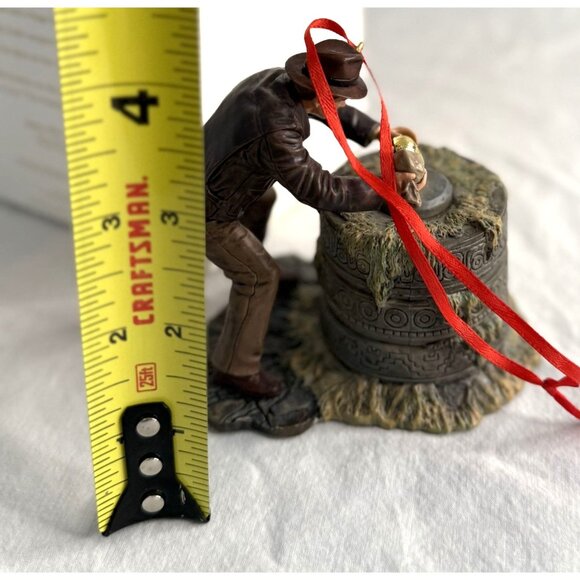 Hallmark Keepsake Indiana Jones Retrieving The Idol Ornament With Sound 2009 Mag - Picture 4 of 6